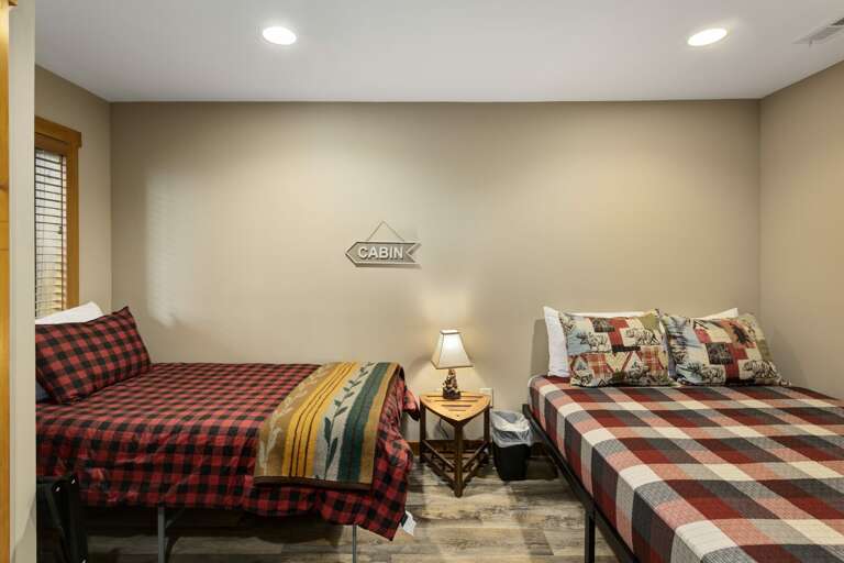 Lower Level Full and Twin Bed