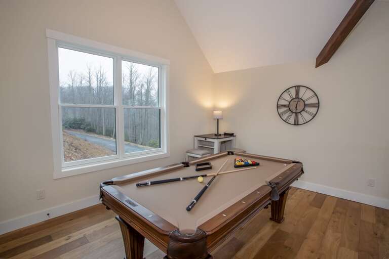 Pool Table in Loft Area