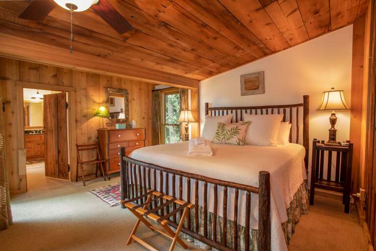 Primary bedroom with private bath