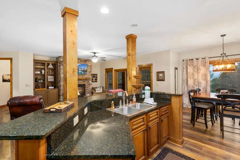 Kitchen and Dining Area