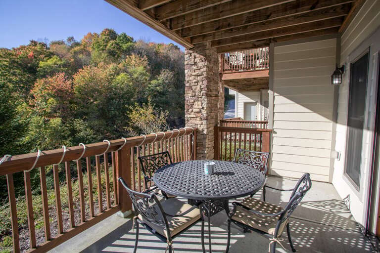 Outdoor Dining on the Covered Porch