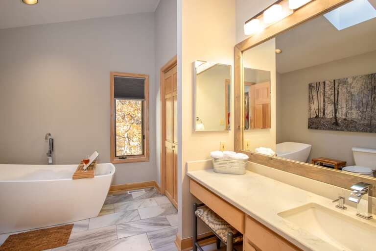 Master Bathroom, “Hers” Vanity and Sink