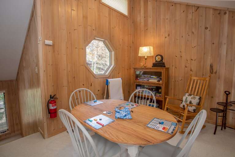 Table and Chairs in Upper Loft