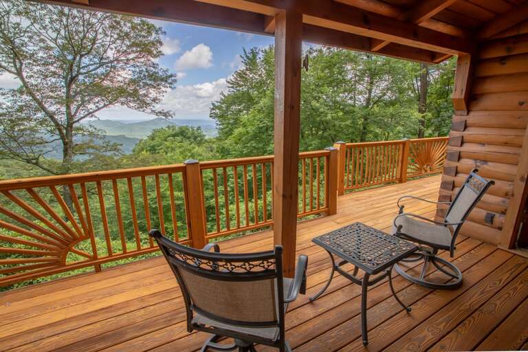 Covered Deck with Seating Covered Deck with Seating