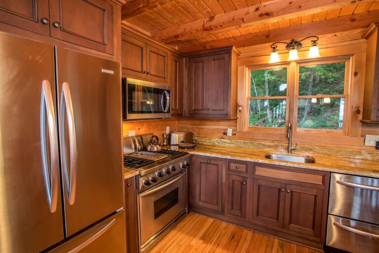 Kitchen with Stainless Steel Appliances Kitchen with Stainless Steel Appliances