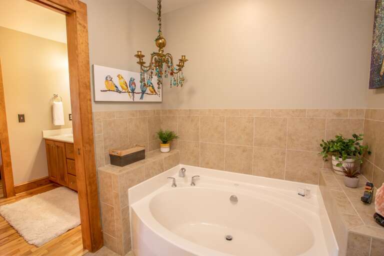 King Bedroom Soaking Tub