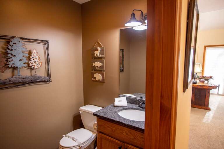 Half Bath Adjacent to Living Room Half Bath Adjacent to Living Room