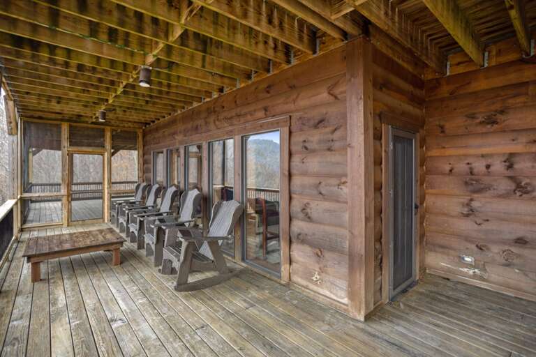 Covered Deck and Outdoor Living Area
