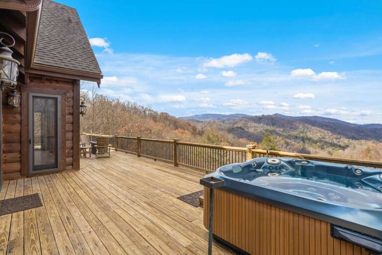 Layered Long Range Views from the Hot Tub