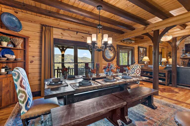 Large Farmhouse Dining Table