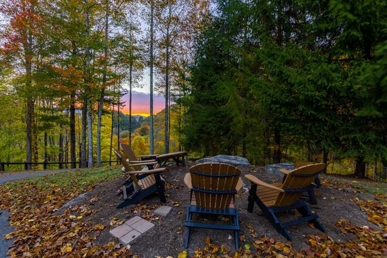 Sunset at the Fire Pit