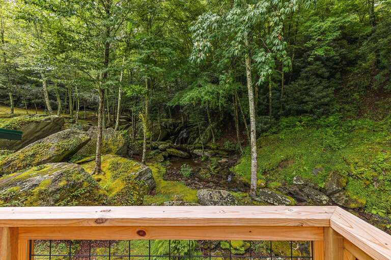 Creek Runs the Entire Length of the Property