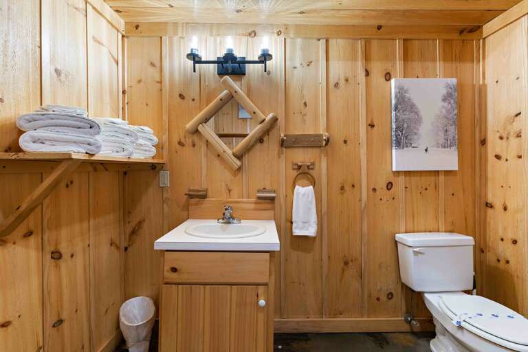 Lower Level Shared Hallway Bathroom