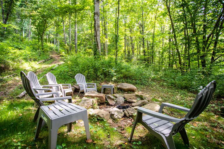 Path from the Cabin to the Fire Pit Path from the Cabin to the Fire Pit