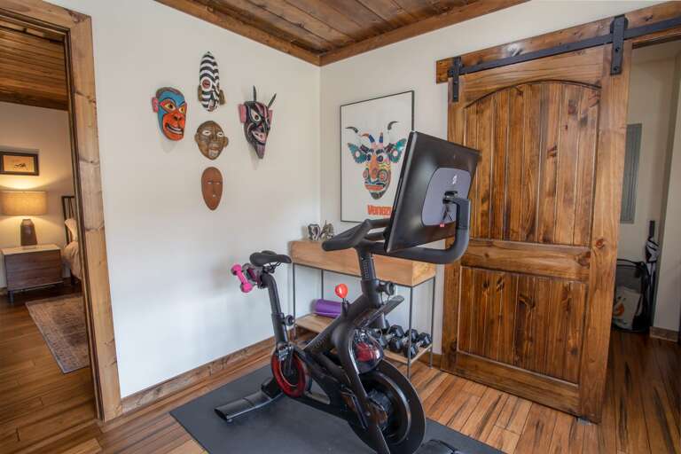 Peloton Bike for Guests, and Laundry Room Peloton Bike for Guests, and Laundry Room