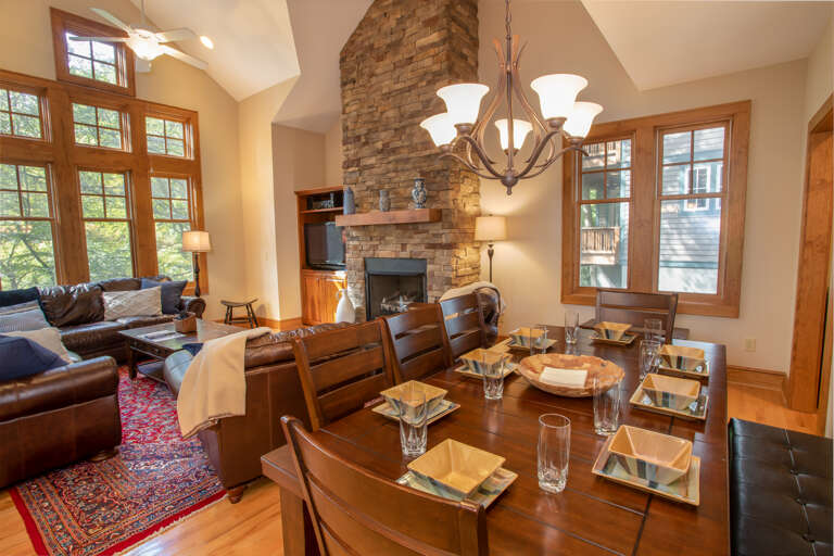 Dining Area Open to Living Area