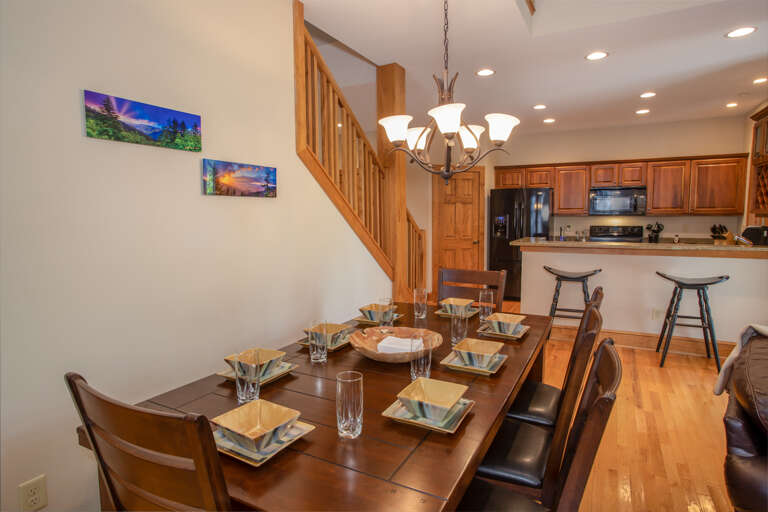 Dining Space in Open Floor Plan