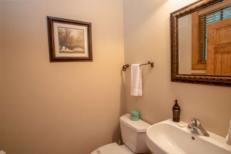 Hallway 1/2 Bath on Main Level