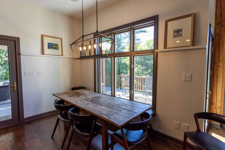 Dining Area Adjacent to the Kitchen