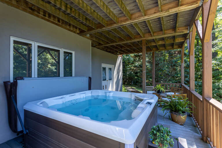 Hot Tub Deck on the Lower Level