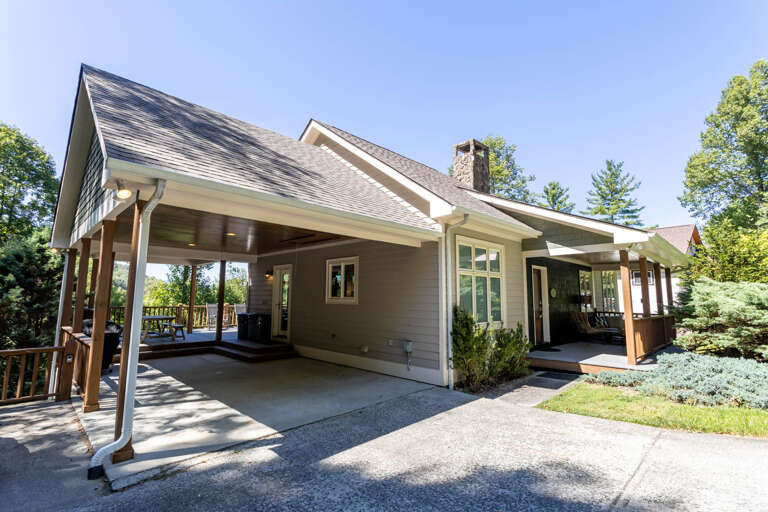 Parking and Covered Front Entrance