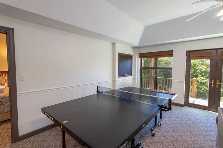 Ping Pong Table in Lower Level Family Room