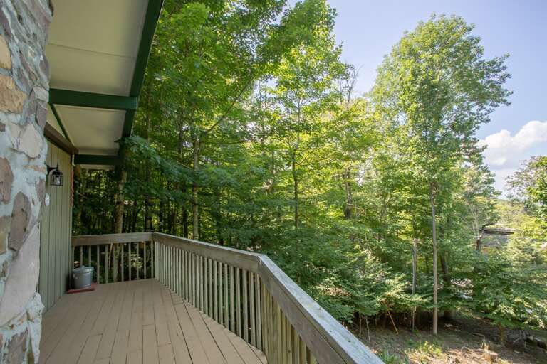 Main Level Deck wraps around Front, Side, and Rear of House!