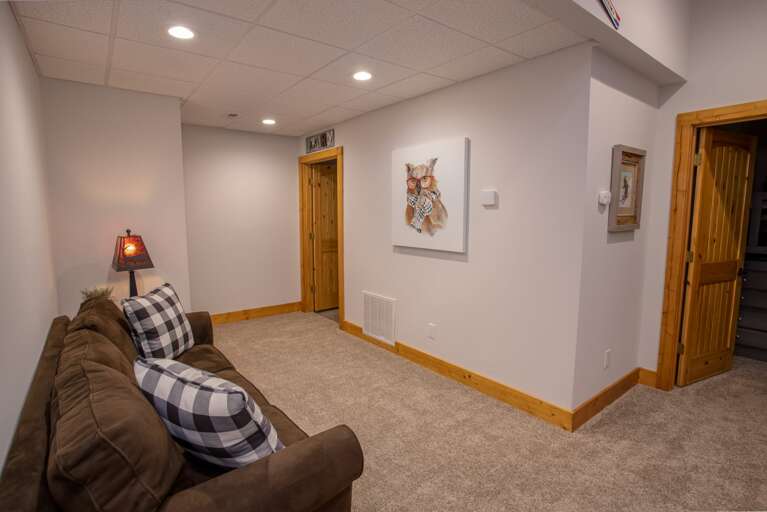 Entrance to lower bathroom Entrance to lower bathroom