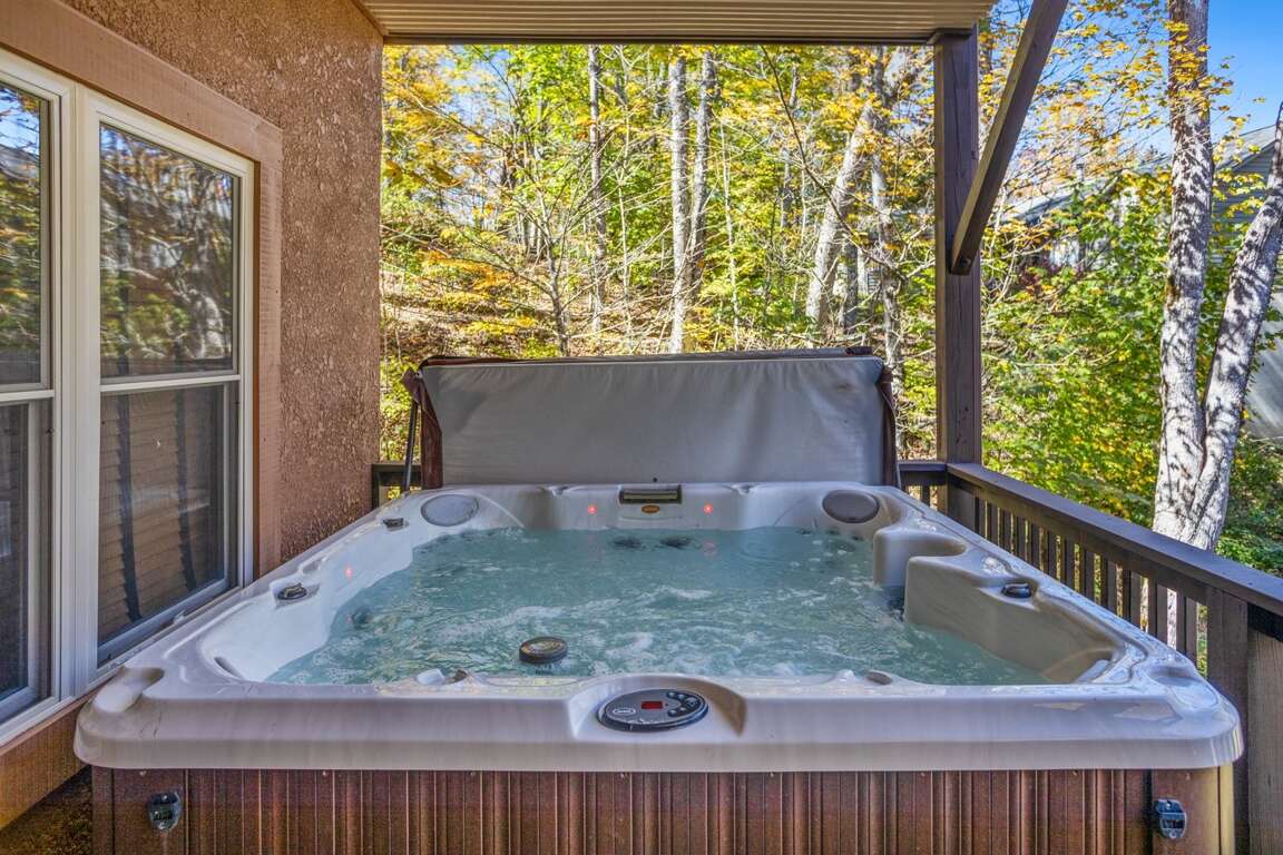 Hot Tub on the lower deck Hot Tub on the lower deck