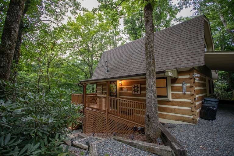 Exterior Side View shows Level Side Door Entry and Access