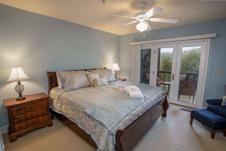 Access to the Covered Porch from the Master King Bedroom