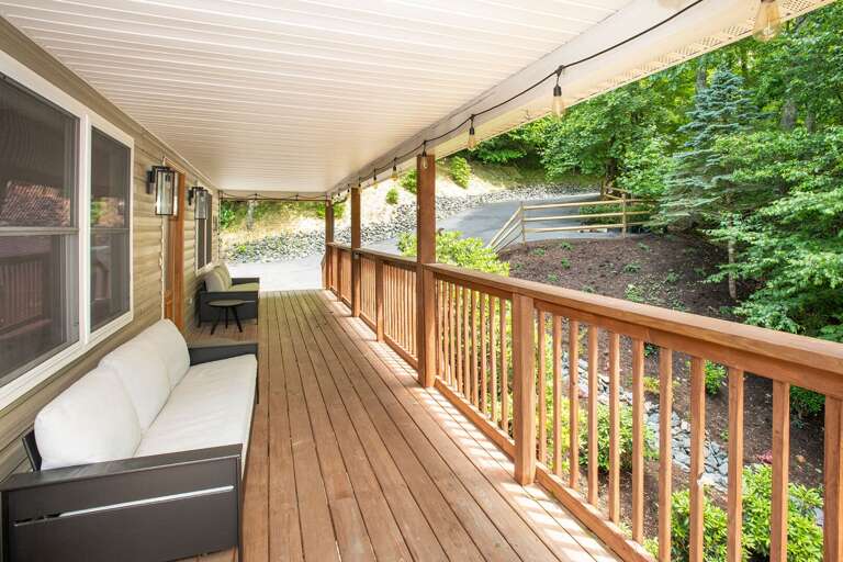 Covered Front Entry Deck