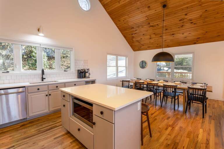 Kitchen Open to Dining Area