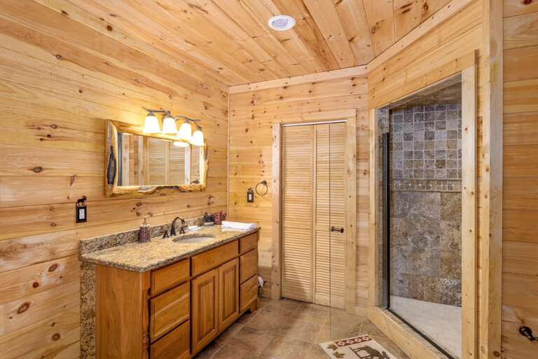 Lower Level Shared Full Bath