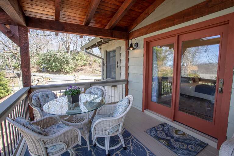 Covered Deck with access off the Master on Main Level Covered Deck with access off the Master on Main Level