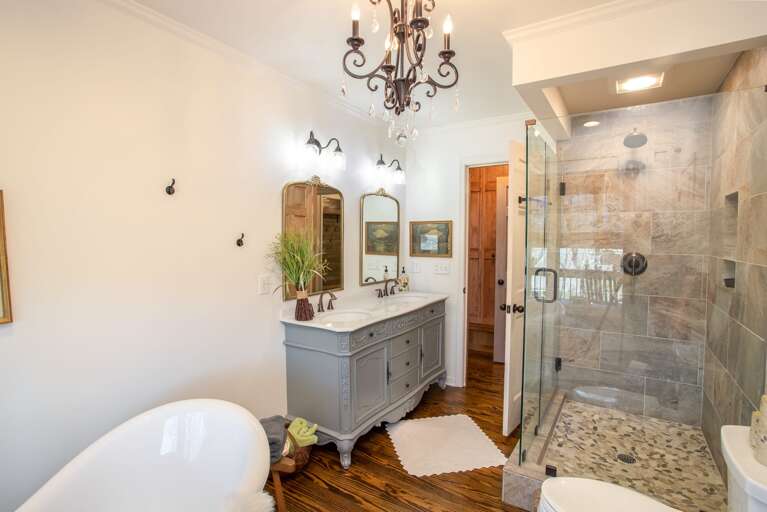 Master Bathroom on Main Level Master Bathroom on Main Level