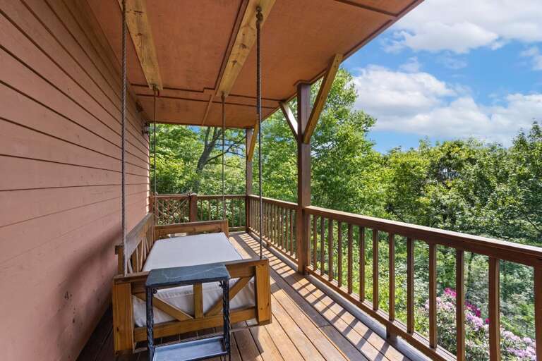 Custom-crafted Napping Swing with Long Range Mountain Views! Custom-crafted Napping Swing with Long Range Mountain Views!