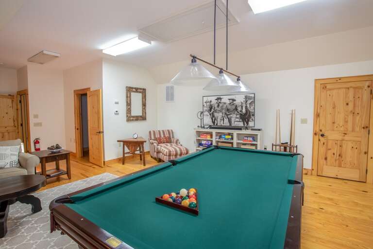 Game Room with Eight-foot Slate Pool Table