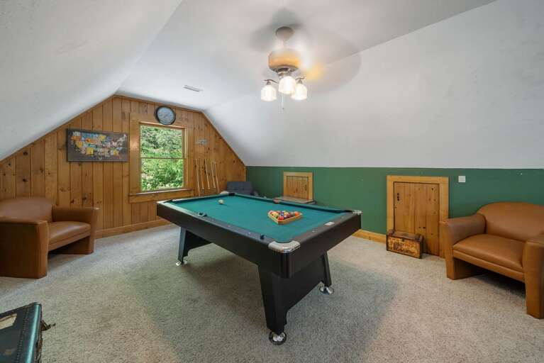 Pool Table in Game Lounge