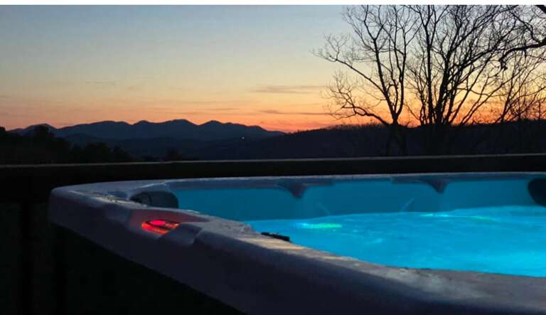 Hot Tub with Sunset Views Hot Tub with Sunset Views