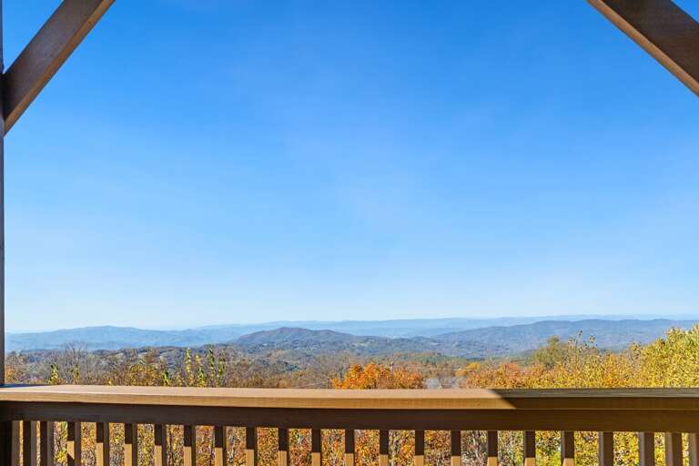 Incredible Views from the Second Level Deck