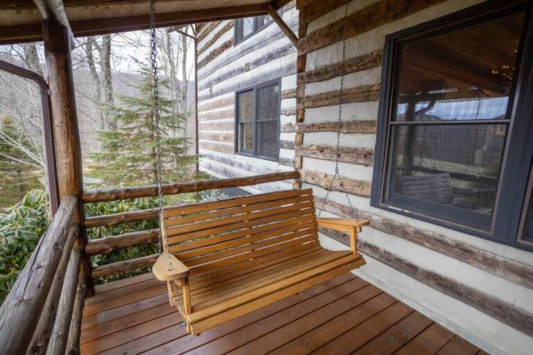 Porch Swing on Covered Front Porch Porch Swing on Covered Front Porch
