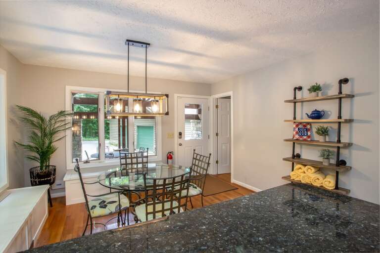 Breakfast nook and additional dining off the kitchen