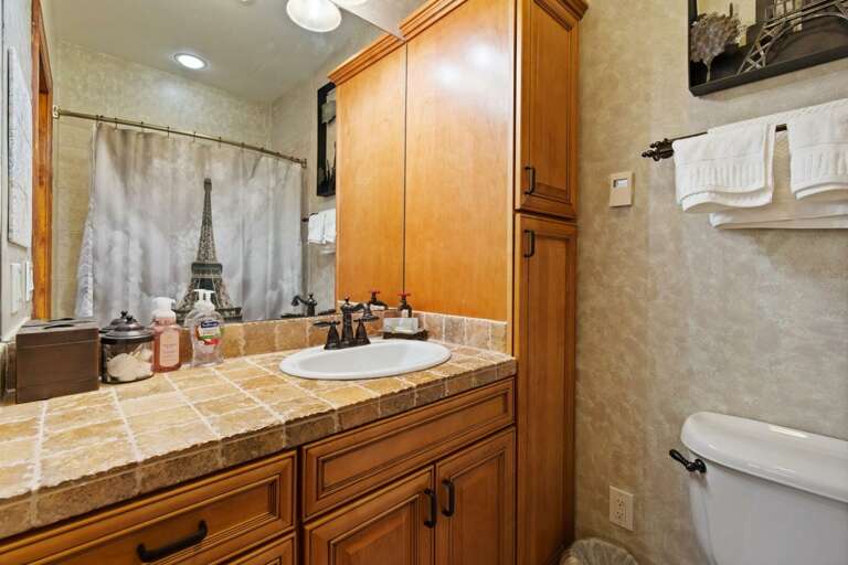 Main Level Full Bedroom Bathroom