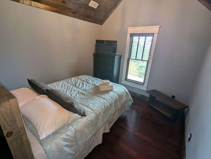 Second Floor Bedroom with Queen Bed and TV Second Floor Bedroom with Queen Bed and TV