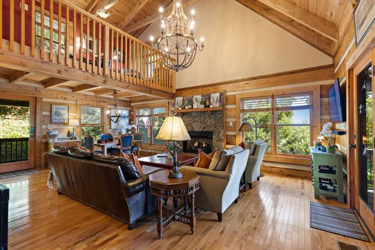 Plenty of Natural Lighting and Warm Wood Interior