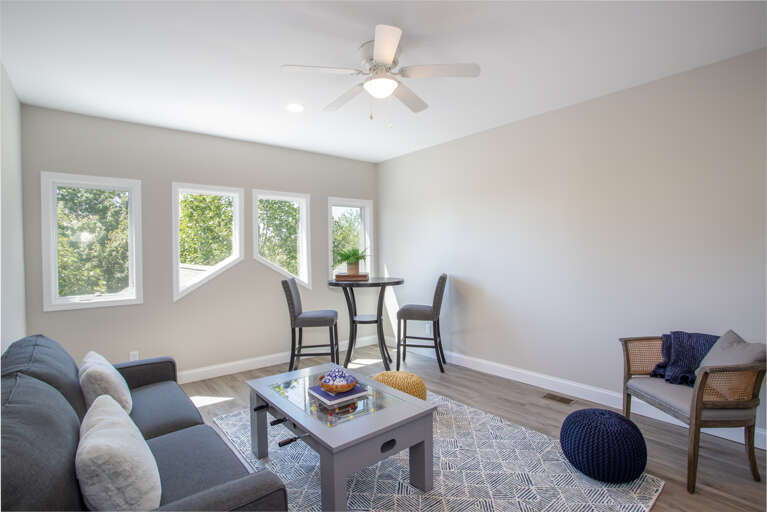 Game room and den Game room and den