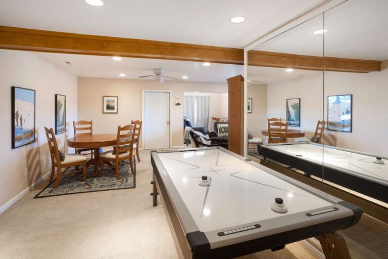 Lower Level Game Room with Air Hockey