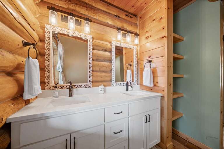 Double Vanity in Private Master Bath