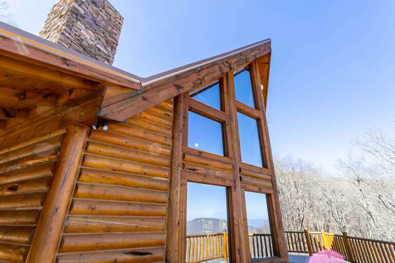 A-Frame Log Cabin